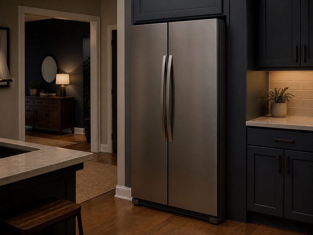 SIDE-BY-SIDE refrigerator.
