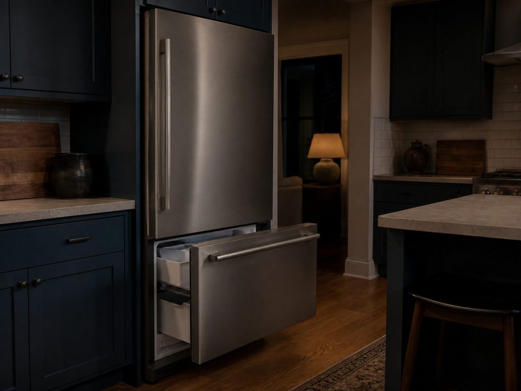 BOTTOM-MOUNT refrigerator.