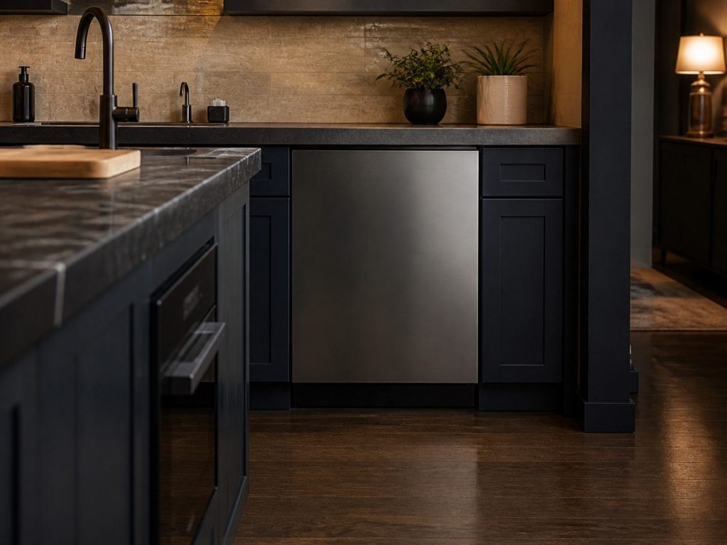 Built-in undercounter dishwasher (sold as Kenmore Elite).