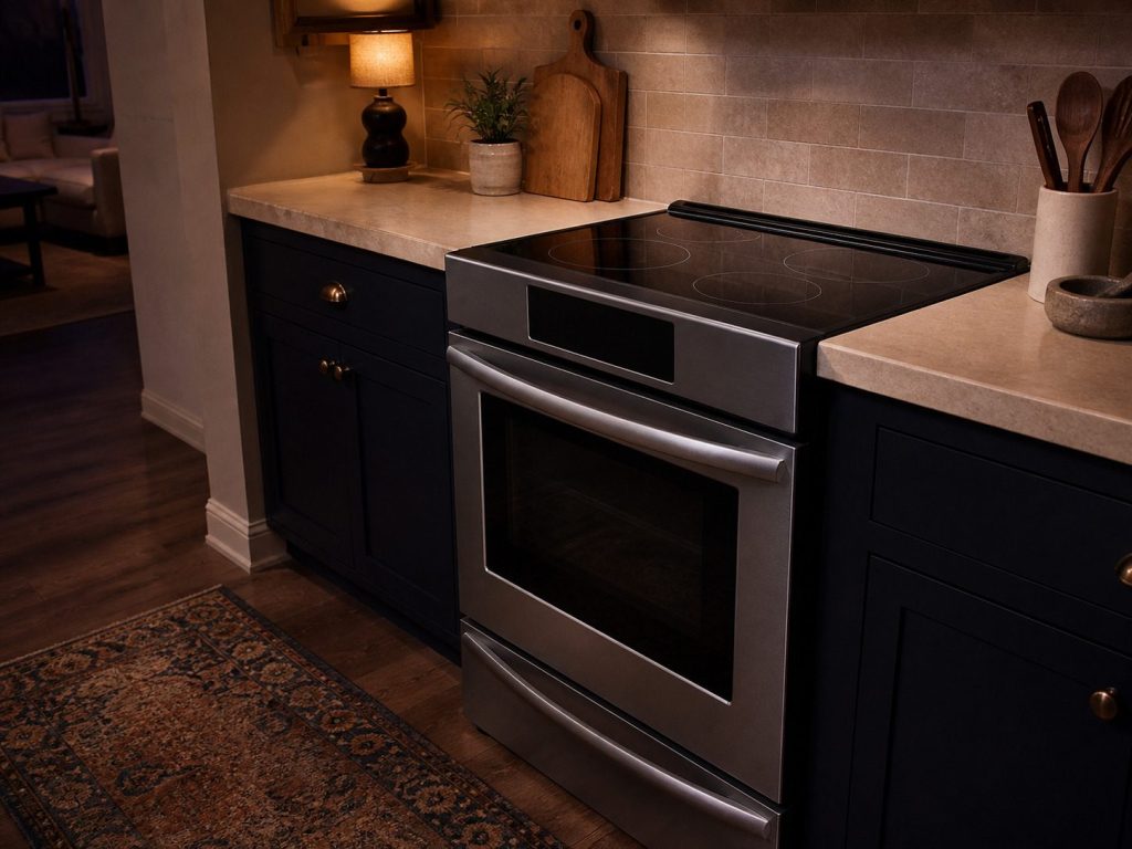 ELECTRIC range; surface type not stated.